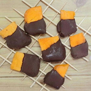 <b>Dark</b> <b>Chocolate</b> Covered Mango Soft Dried Mango Sweet Snack Black <b>Chocolate</b> Covered Dried Mango Vietnam Supplier <b>Organic</b> Mango - Product Image 6