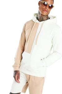 Conjunto de Sudadera con Capucha y Pantalones Cortos para Hombre, Marca Privada, Color y Logotipo Personalizados, Felpa de Algodón, Dos Piezas, Chándal Deportivo Informal, Proveedor Mayorista - Product Image 2