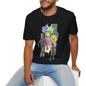 T-shirt pour homme, imprimé DTF, design tendance, manches courtes, tissu doux, couleur personnalisée, confortable pour tous les jours - Product Image 5