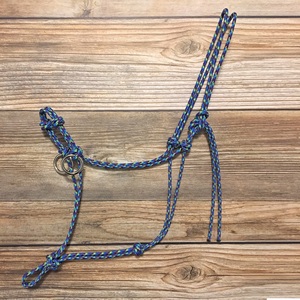 Licol en corde pour cheval avec anneaux en laiton, tressé à 4 nœuds, service OEM ODM bienvenu, produit d'exportation en gros - Product Image 5