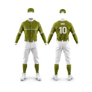 Uniforme de baseball pour hommes et femmes, 100% polyester, respirant, léger, logo personnalisable, nouveau design - Product Image 6