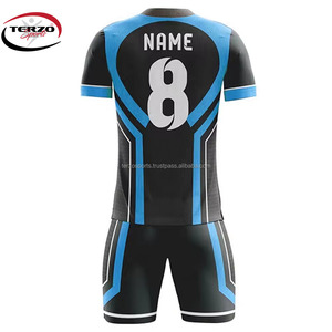 Uniforme de Fútbol Personalizado para Hombre, OEM, Alta Calidad, Unisex, Transpirable, Ligero, con Nombre de Equipo Personalizado, Último Estilo, MOQ Bajo - Product Image 3