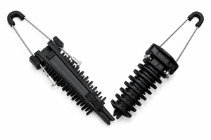 Serre-câble en acier inoxydable pour câble à fibres optiques extérieur ADSS de 10 à 14 mm - Product Image 1