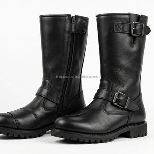 Bottes de moto longues, chaussures de course pour moto, équipement de protection haut de gamme, design robuste à tige haute, équipement de tourisme - Product Image 2
