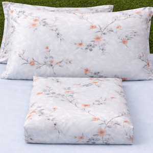Marbella King Size Floral Printed Bedsheet <b>Set</b> | Soft Cotton <b>Bedding</b> <b>Set</b> with Pillow Covers | Lightweight Breathable Home Decor - Product Image 1