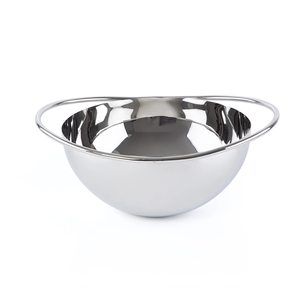 Nouveauté : bol de service rond en aluminium moderne pour une décoration de table minimaliste, ajoutant une touche élégante et raffinée. - Product Image 2