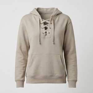 Hoodie personnalisé surdimensionné en tricot imprimé effet vieilli, motif dentelle, ourlet brut, manches longues, pull décontracté, vêtement d'hiver - Product Image 1
