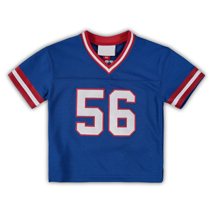 Maillot de football américain personnalisé, col en V, broderie en mesh, maillots de sport de football, sublimation, maillot de fan de football américain - Product Image 4