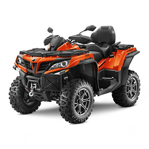 Quad 4x4 gris, transmission automatique par chaîne, châssis en aluminium, suspension intégrale, véhicule utilitaire léger pour l'aventure - Product Image 4
