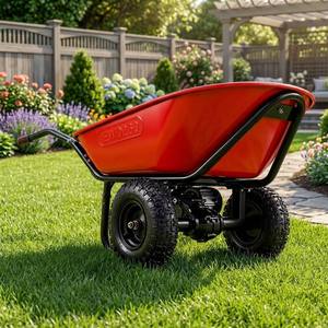 รถเข็นล้อคู่ Tayo EWD260 สำหรับงานหนัก โครงเหล็ก สีแดง รับประกัน 6 เดือน - Product Image 1