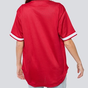 Camiseta de béisbol sólida para hombre y mujer, camiseta de manga corta informal lisa con botones para uso diario - Product Image 2