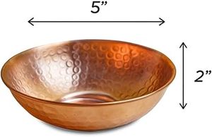 Copper Mixing <b>Bowl</b> Polished Metal Modern Design Dishwasher Safe For Food Serving Home Use copper rice <b>bowl</b> copper <b>curry</b> <b>bowl</b> - Product Image 5