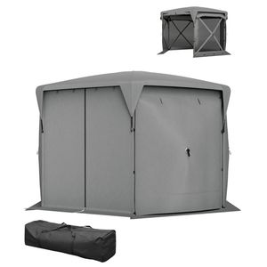 Tenda Parasole Pop-Up Grigio Scuro, Design Pratico e Conveniente per Carport - Product Image 5