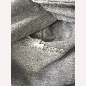 เสื้อฮู้ดแขนกุด สีเทาล้วน ผ้าเฟรนช์เทอร์รี่ มีกระเป๋า สวมใส่สบาย ทรงปกติ ยูนิเซ็กส์ เหมาะสำหรับฤดูร้อน ผ้าไม่เป็นขุย น้ำหนัก 380 กรัม - Product Image 4