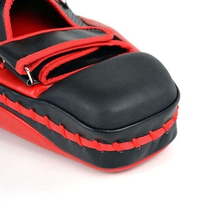 Guantes de Boxeo Profesionales Dobles, de Cuero Vacuno Rojo, Diseño Curvo de EVA, Duraderos y Cómodos, para Entrenamiento en Todas las Estaciones - Product Image 2