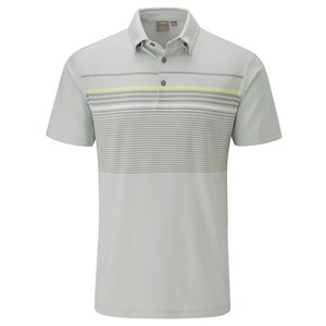 Chemise Homme Vert Clair à Manches Courtes, Motif Uni, Style Décontracté, Coupe Classique, Tissu Tricoté 100% Polyester, Séchage Rapide à l'Avant - Product Image 4