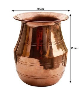 Mug en cuivre Tamba Kalash Premium - Design contemporain, portable, pour usage domestique - Product Image 4