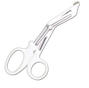 Tijeras de Trauma Paramédicas de Acero Inoxidable para Uso General en Tiendas, con Mango de Plástico Blanco para Cortar Papel y en Emergencias - Product Image 1