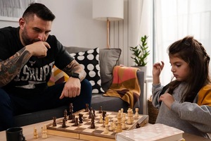 ILAHI's Eco-Friendly Rustic Polished Rectangle <b>Chess</b> <b>Board</b> Game 100% Handmade Pure Wood Animal/Love Style Customized Size <b>Chess</b> - Product Image 4