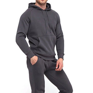 <b>Cheap</b> Price Winter Hooded Casual Solid Men's 2 in 1 Printed Track Suit 2026 New Arrival Custom Logo Fleece Lining - Product Image 6