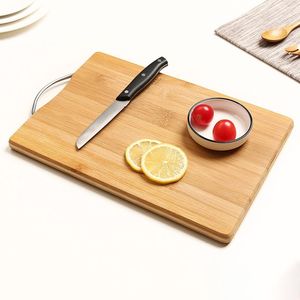 Planches à découper en bambou naturel, grande planche à découper en bambou avec rainure pour les jus, pour la préparation des aliments en cuisine, taille personnalisée OEM - Product Image 3
