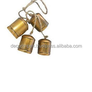 Diseño de decoración para el hogar frontal de la mejor calidad, adorno colgante para puerta con agujero de Navidad, adornos decorativos de hierro colgantes de Metal navideños - Product Image 3