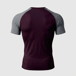 Camiseta Deportiva de Compresión de Manga Corta para Hombre, Transpirable, de Secado Rápido, de Alta Calidad, Personalizada, para Fisicoculturismo - Product Image 2