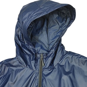 เสื้อแจ็คเก็ตกันลมแบบมีฮู้ด Anorak พับเก็บได้ มีซิปและกระเป๋า  โปรโมชั่นพิเศษ ปรับแต่งได้ เสื้อแจ็คเก็ตกันลมผู้ชาย ผ้าโพลีเอสเตอร์ ไนลอน - Product Image 4