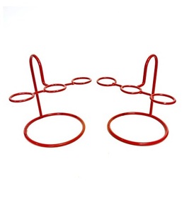 Support à cornets de glace multifonctionnel en métal fait main, forme ronde, idéal pour mariages et fêtes, présentoir élégant en fer pour cornets - Product Image 5