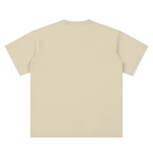 Heavyweight 280G Custom Logo Plain Blank Polyester/Cotton Men's Heat-Transfer Printing Sporty Knitted Oversized <b>Drop</b> Shoulder - Product Image 2