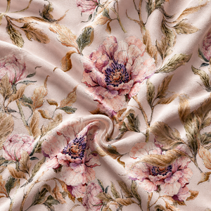Tissu de robe en crêpe modal 100% imprimé numériquement, biologique, doux et de qualité supérieure pour femmes et filles - Product Image 3