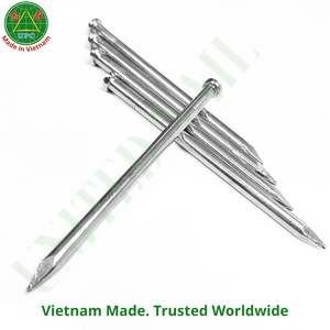 3.7 Inch Bright Industrial Galvanized Steel <b>Nail</b> with Smooth/Shank Type for Furniture & Construction | clavo de uso gene - Product Image 1