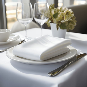 Servilletas de Mesa de Mezcla de Algodón y Lino Suaves y Absorbentes, Mantelería Reutilizable de Lujo - Product Image 4