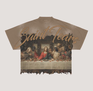 เสื้อยืดคอกลมทรงปกติ แขนสั้น น้ำหนักเบา ผลิตตามสั่ง สำหรับทุกเพศ ผลิตจากผ้าฝ้ายถัก 100% เป็นมิตรต่อสิ่งแวดล้อม แห้งเร็ว ระบายอากาศได้ดี สไตล์ฮิปฮอป พิมพ์ลายแบบ DTG - Product Image 2