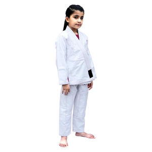 Kimono Blanco Ligero y Duradero para Niños de BJJ, Uniforme de Artes Marciales, Corte Regular - Product Image 5