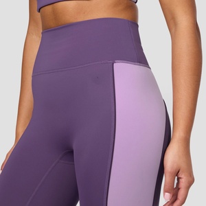 Nouveaux Leggings de Yoga Taille Haute Extensibles dans les Quatre Sens pour Femmes, Pantalons de Fitness et de Sport avec Panneau Latéral Contrastant - Product Image 3