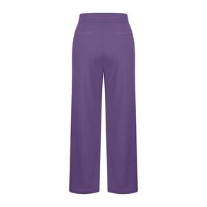 Pantalones de Yoga de Cintura Alta para Mujer, Lisos, de Pierna Ancha, Transpirables, Ecológicos, de Spandex/Nylon, con Estampado Personalizado, Estilo Flare - Product Image 4