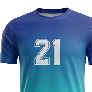 Maillot de football 100 % polyester de haute qualité, imprimé, séchage rapide, respirant, unisexe, tenue d'entraînement pour équipe, OEM - Product Image 4