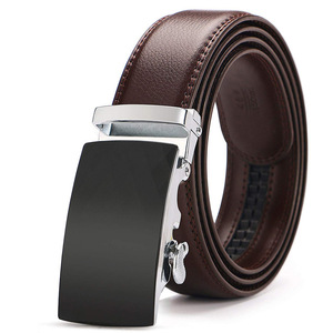 Ceintures en cuir véritable pour hommes, design moderne, tendance, vente chaude, logo personnalisé, boucle en acier, personnalisables - Product Image 2