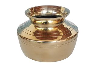 Pure Brass Kindi Lota Lutiya Pooja Kalash Sacred Water Vessel for Home Kerala Temple Wedding Festival Daily Use - Product Image 6