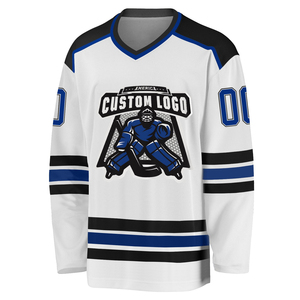 Maillot de hockey sur glace personnalisé pour homme ZYLO INDUSTRIES, 100% polyester, manches courtes, imperméable, séchage rapide, haute qualité, sublimé - Product Image 2