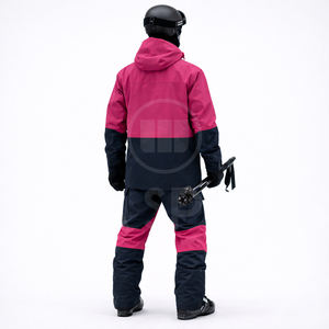 Traje de Esquí Polartec con Cremallera y Logotipo Personalizado al por Mayor 2026, Mono de Snowboard para Invierno, Impermeable, Cortavientos, Transpirable y Ecológico - Product Image 6