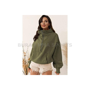 Suéter de Punto con Capucha para Mujer, Corte Holgado, Informal, para Invierno, Colores Personalizados Disponibles - Product Image 2