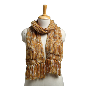 Bufanda de punto unisex al por mayor, lista para enviar - Envoltura suave lisa para invierno - Accesorio de cuello acanalado con logo personalizado - Product Image 4