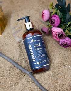 2025 Luxury Oud and Rose Gel de ducha Botella de 300ml Ingredientes herbales Producto refrescante e hidratante para el cuidado de la piel del baño - Product Image 3