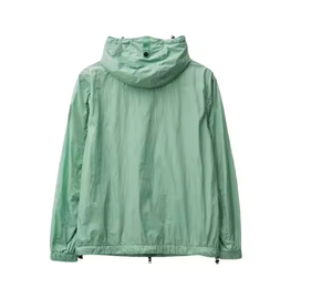 New Design <b>Mens</b> Windproof Windbreaker <b>Jacket</b> Waterproof Crinkle Zipper Casual Hooded <b>Summer</b> <b>Jacket</b> Breathable windbreaker <b>Jacket</b> - Product Image 2