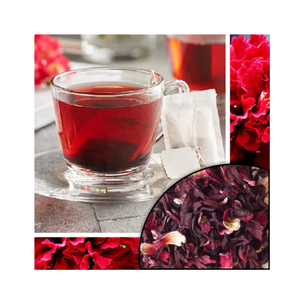 ชาชงดอกชบา ยี่ห้อ Hibiscus บรรจุ 100 ซอง ปราศจากคาเฟอีน ชาดอกไม้บรรจุซอง รับผลิตแบรนด์ส่วนตัว (OEM) บรรจุภัณฑ์จากเวียดนาม - Product Image 3