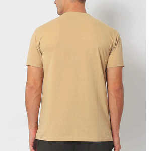 เสื้อยืดคอกลมแขนสั้นผู้ชายสีพื้นทรงปกติ ขายดี ผ้าฝ้าย 100% สวมใส่สบาย ระบายอากาศได้ดี - Product Image 5