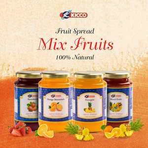 Frutas Mixtas Populares Kicco, Mermelada de Frutas en Conserva, Fresa, Naranja, Piña Dulces, en Tarro de Alta Calidad, Mayorista Malasia - Product Image 6