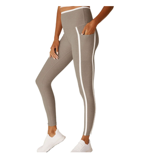 Pantalones de Yoga de Cintura Alta para Mujer, Diseño Personalizado, Cómodos, para Entrenamiento y Running, Color Sólido, Leggings de Yoga - Product Image 2